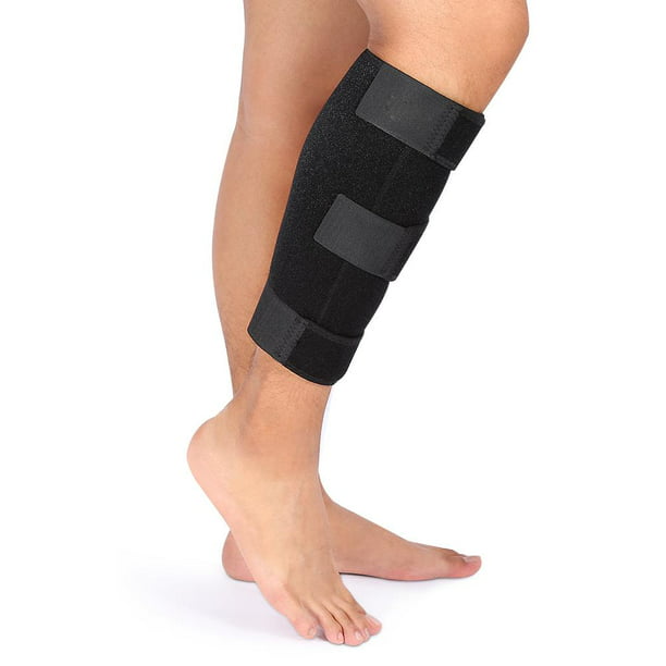 Calf Compression Brace Shin Splint Sleeve Support Lower Leg Wrap Muscle Black US 